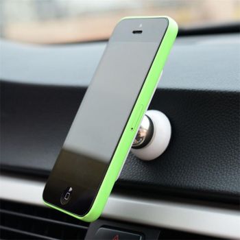 Magnetic Car Cell Phone Holder Mount Dash 360°Rotating-White - Car Accessories - Best Price in Pakistan - HitShop.pk